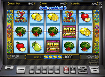 Играть на деньги в Fruit Cocktail 2